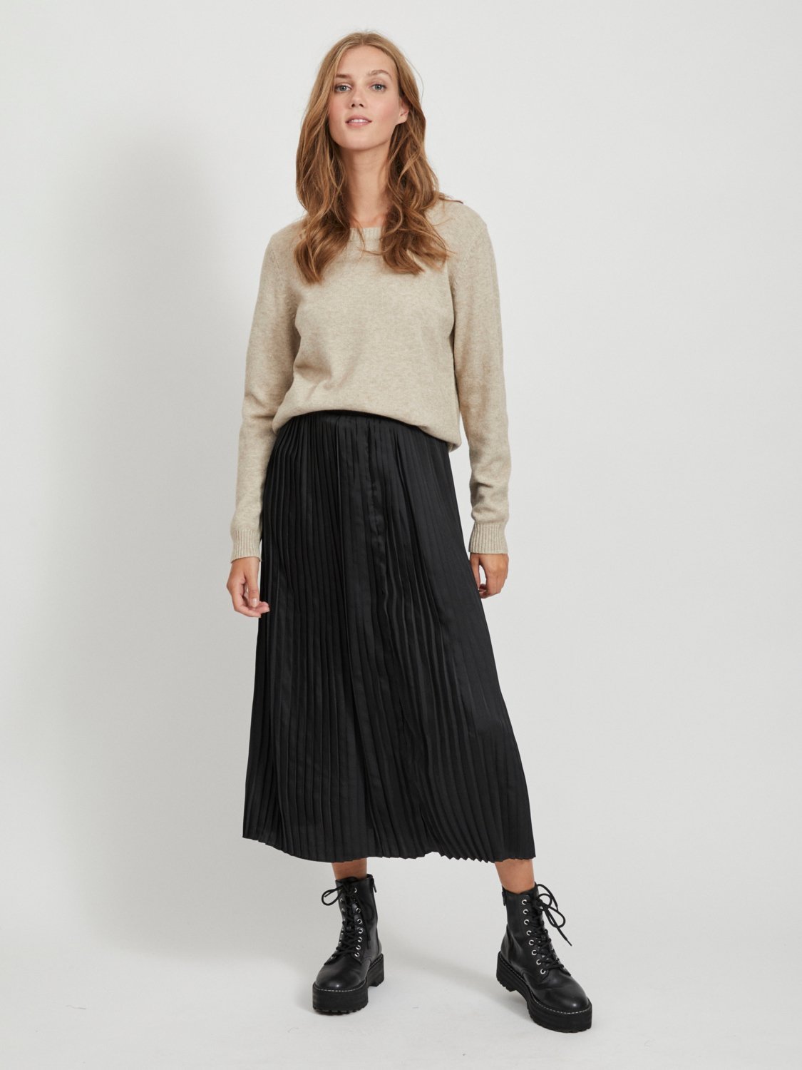 VIRIL Pullover - natural melange - VERO MODA & VILA Bergvik